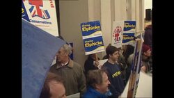 2001 General Election Campaigning News Clip