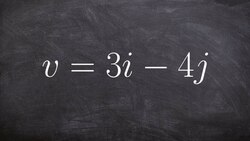 Finding the angle of a vector as a linear combination Instructional Video