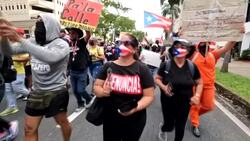CLEAN : Puerto rico public workers demand better pay and pensions News Clip