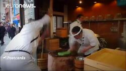 Postcards from Japan: the fastest mochi pounders News Clip