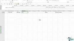 Microsoft Project 2021 From Beginners to Advanced - Variable Material Costs Instructional Video