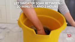 How To Unshrink A Sweater Instructional Video