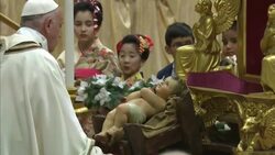 VOICED : Papa invita en Navidad a amar al projimo para cambiar al mundo News Clip