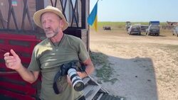 CLEAN : STOCKSHOTS:Ukraine scientist tracks Black Sea dolphins casualties caused by conflict News Clip