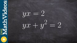 How to take the derivative of a function implicitly Instructional Video