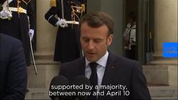 The EU cannot be held 'hostage' to Brexit crisis, says Macron News Clip