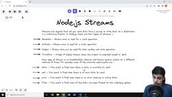 Full Stack Web Development MASTERY Course - Novice to Expert - Streaming in Node.js Instructional Video