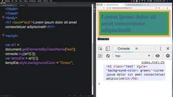 HTML CSS and JavaScript for Beginners - A Web Design Course - Change Styles DOM Instructional Video