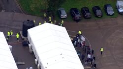 Aerials of Manston immigration centre News Clip
