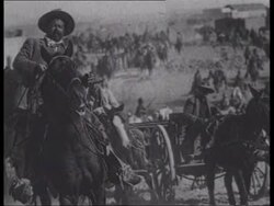 Border War 1910-1919 between US and Mexico Stock Footage