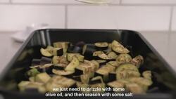 Roasted aubergine & tomato curry Instructional Video