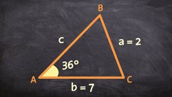 Learn to determine when there is 1, 2 or no triangle Instructional Video