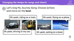 Choosing a fast or slow tempo for songs, chants and games Instructional Video