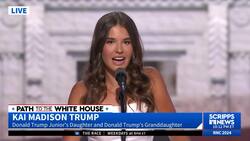 Trump's 17-year-old granddaughter Kai speaks at the RNC News Clip