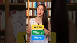 Pronunciation Challenge: We're vs Where vs Were #shorts Instructional Video