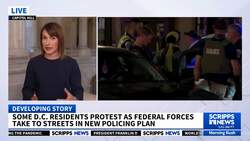 DC residents protest as federal forces take to streets in new policing plan News Clip