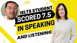 How Nick Scored 7 5 on IELTS Speaking and Listening - IELTS Energy Podcast 1315 Instructional Video