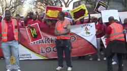 South Africa protest: Union marches in Pretoria for higher wages News Clip