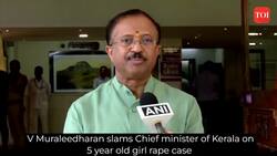 V Muraleedharan slams Kerala govt over recent brutal rape case of 5 years old News Clip