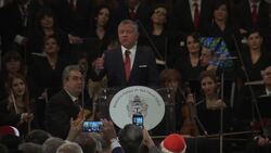 Jordan's King Abdullah II awarded Lamp of Peace prize Instructional Video