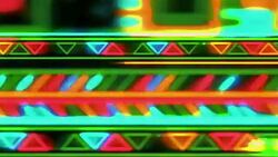 trival pattern neon Stock Footage