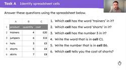 Formatting a spreadsheet Instructional Video
