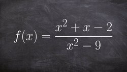 Finding the vertical, horizontal and slant asymptotes of a rational function Instructional Video