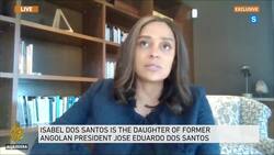 Isabel dosSantos exclusive interview with Al Jazeera News Clip