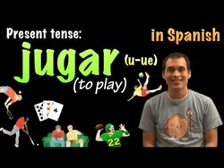 01063 Spanish Lesson - Present Tense - Jugar (to play) Instructional Video