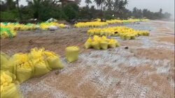 CLEAN : Sri Lanka ship fire: beach clean-up efforts hampered by bad weather News Clip