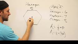 Finding the Area of Hexagons, Heptagons, and Octagons (Tarver Academy Math) Instructional Video