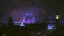 New Years Eve celebrations in central London News Clip