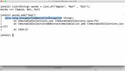 Java Programming for Complete Beginners - Java 16 - Step 03 - List Interface - Immutability and Introduction of Implementations – Array Instructional Video