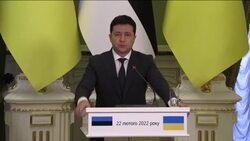 CLEAN : Ukraine leader says will consider cutting ties with Russia News Clip