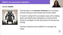 Monsters in myths and film Instructional Video