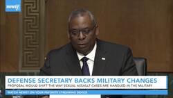 Defense Secretary Backs Changes To Military Sexual Assault Handling News Clip