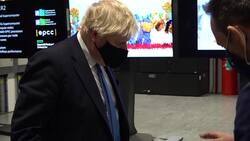 Boris Johnson explores supercomputer in Scotland News Clip