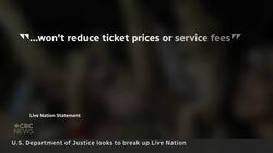U.S. Justice Department sues to break up Ticketmaster/Live Nation News Clip