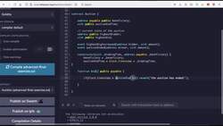 The Complete Solidity Course - Zero to Advanced for Blockchain and Smart Contracts - Solution - Bid Function - Auction Instructional Video