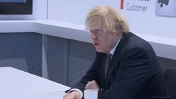 Boris Johnson on tour of BAE Systems in Preston News Clip