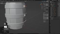 Blender Beginner’s Bootcamp - Lesson 19 - Barrel and Crate Texturing Instructional Video