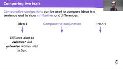 Comparing non-fiction texts Instructional Video