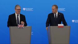 Starmer speaks about illegal migration while on Poland trip News Clip