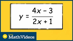 Find the asymptotes and intercepts of a rational function Instructional Video