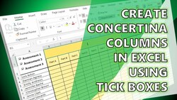 Organizing Large Spreadsheets with Checkboxes Instructional Video