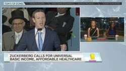 Facebook's Mark Zuckerberg Calls for Basic Income News Clip