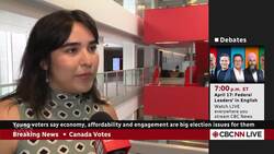 Young voters say cost of living, environment are their big election issues News Clip