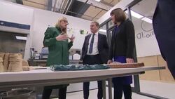 UK: Sir Keir Starmer MP and Rachel Reeves MP visit University College London News Clip