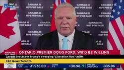 Ford speaks to U.S. media as Canada braces for Trump's tariffs News Clip