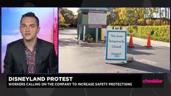 Disneyland Workers Protest dor Safer Worker Conditions News Clip
